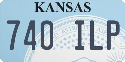 KS license plate 740ILP