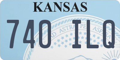KS license plate 740ILQ