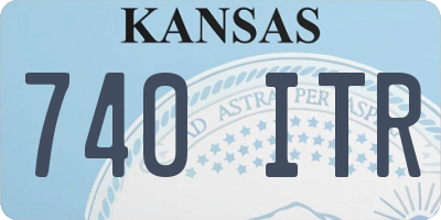 KS license plate 740ITR