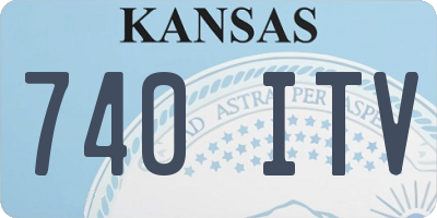 KS license plate 740ITV