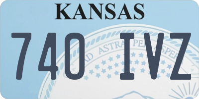 KS license plate 740IVZ