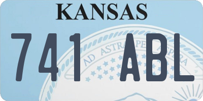 KS license plate 741ABL