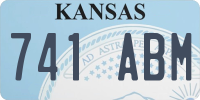 KS license plate 741ABM