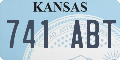 KS license plate 741ABT
