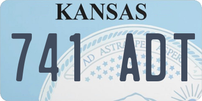 KS license plate 741ADT