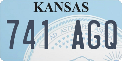 KS license plate 741AGQ