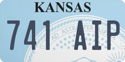 KS license plate 741AIP