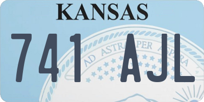 KS license plate 741AJL