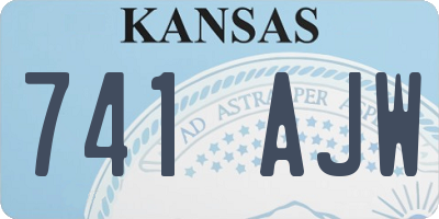 KS license plate 741AJW