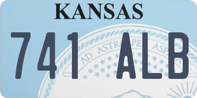 KS license plate 741ALB