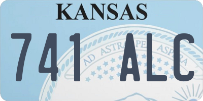 KS license plate 741ALC
