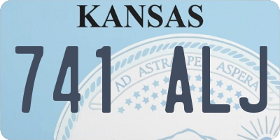KS license plate 741ALJ