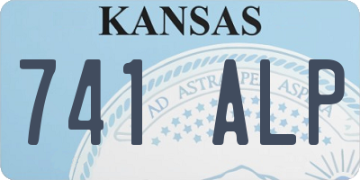 KS license plate 741ALP