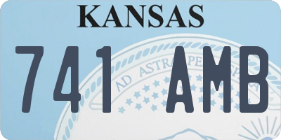 KS license plate 741AMB