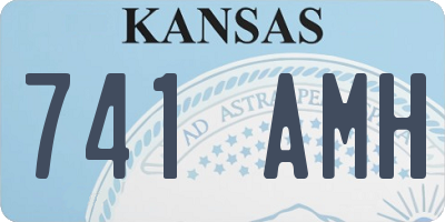 KS license plate 741AMH