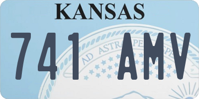 KS license plate 741AMV