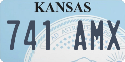 KS license plate 741AMX