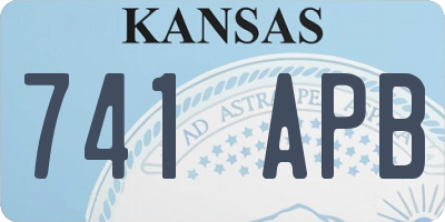 KS license plate 741APB