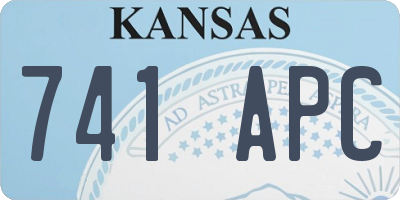 KS license plate 741APC