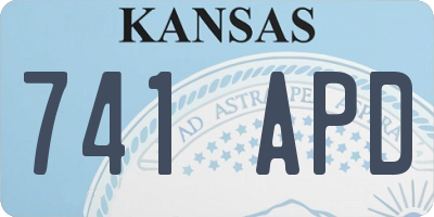 KS license plate 741APD