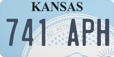 KS license plate 741APH