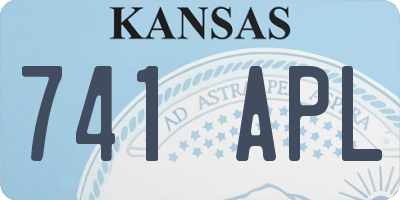 KS license plate 741APL
