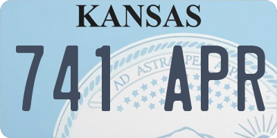 KS license plate 741APR