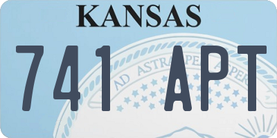 KS license plate 741APT