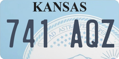 KS license plate 741AQZ