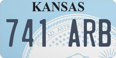 KS license plate 741ARB