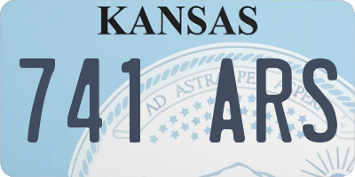 KS license plate 741ARS