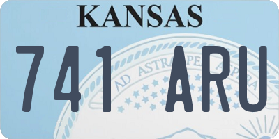 KS license plate 741ARU