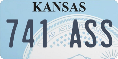 KS license plate 741ASS