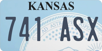 KS license plate 741ASX