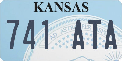 KS license plate 741ATA