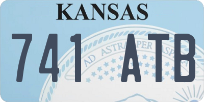 KS license plate 741ATB