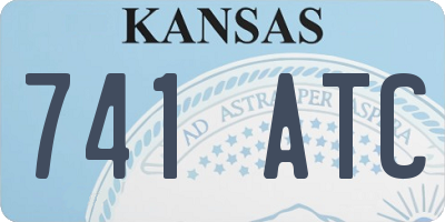 KS license plate 741ATC