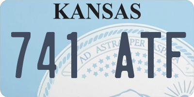 KS license plate 741ATF