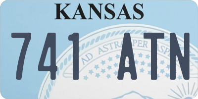 KS license plate 741ATN