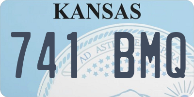 KS license plate 741BMQ