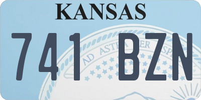 KS license plate 741BZN