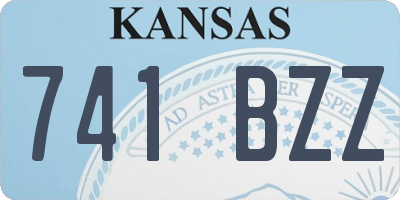 KS license plate 741BZZ