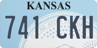 KS license plate 741CKH