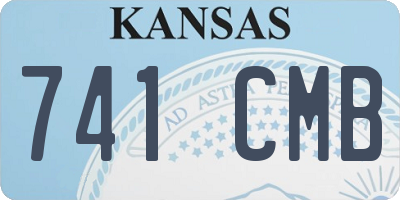 KS license plate 741CMB