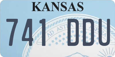KS license plate 741DDU