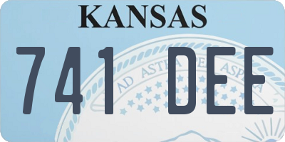KS license plate 741DEE