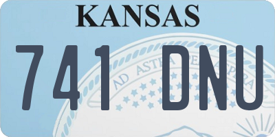 KS license plate 741DNU