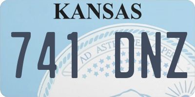 KS license plate 741DNZ