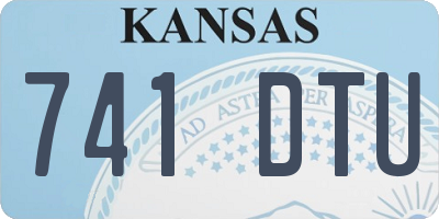 KS license plate 741DTU