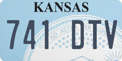 KS license plate 741DTV
